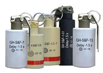Sound and Flash hand grenades