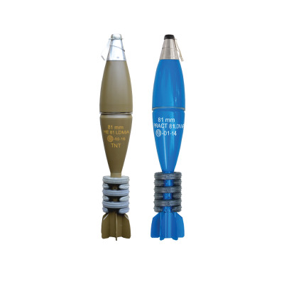81 mm HE 81LDMA and PRACT 81LDMA