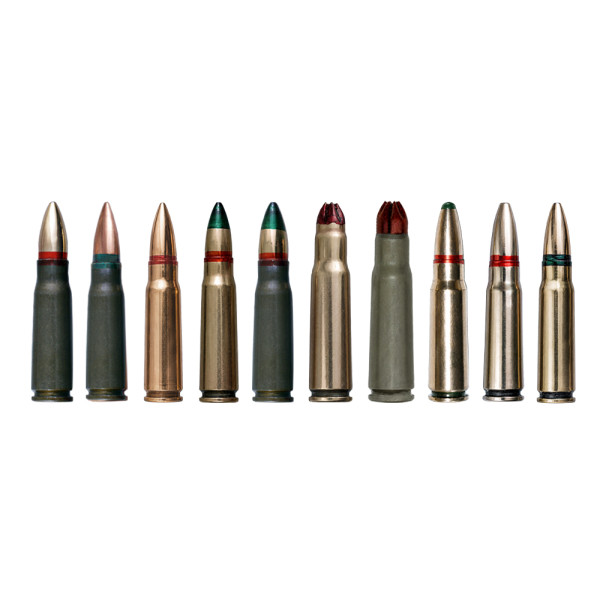 7.62x39 mm cartridges