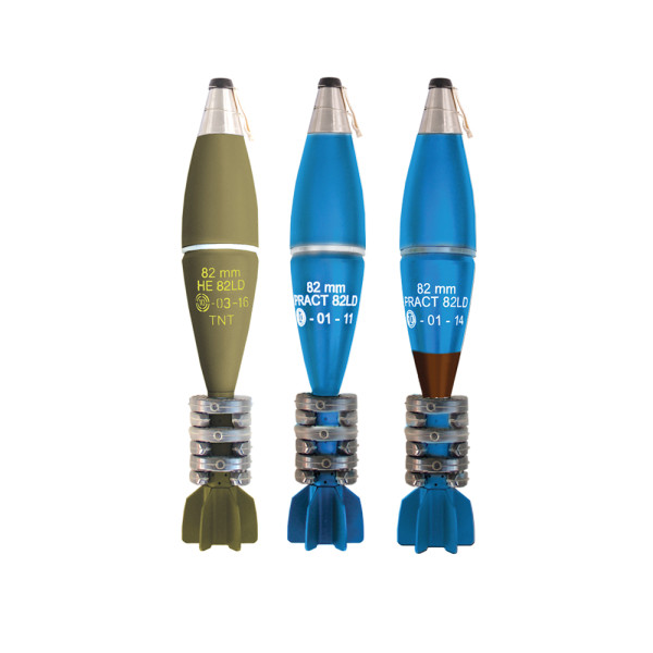 82 mm HE 82LD , PRACT 82LD and PRACT 82LDTM